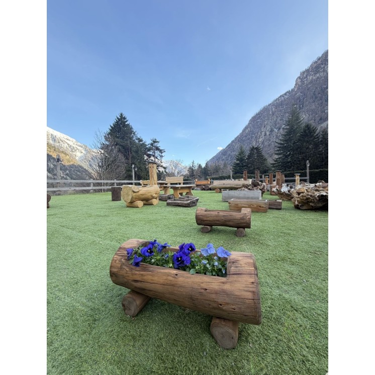 FIORIERA IN LEGNO DA 60 CM