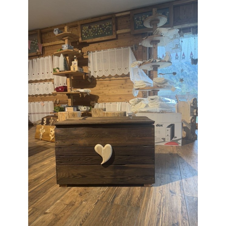 CASSA PANCA IN LEGNO