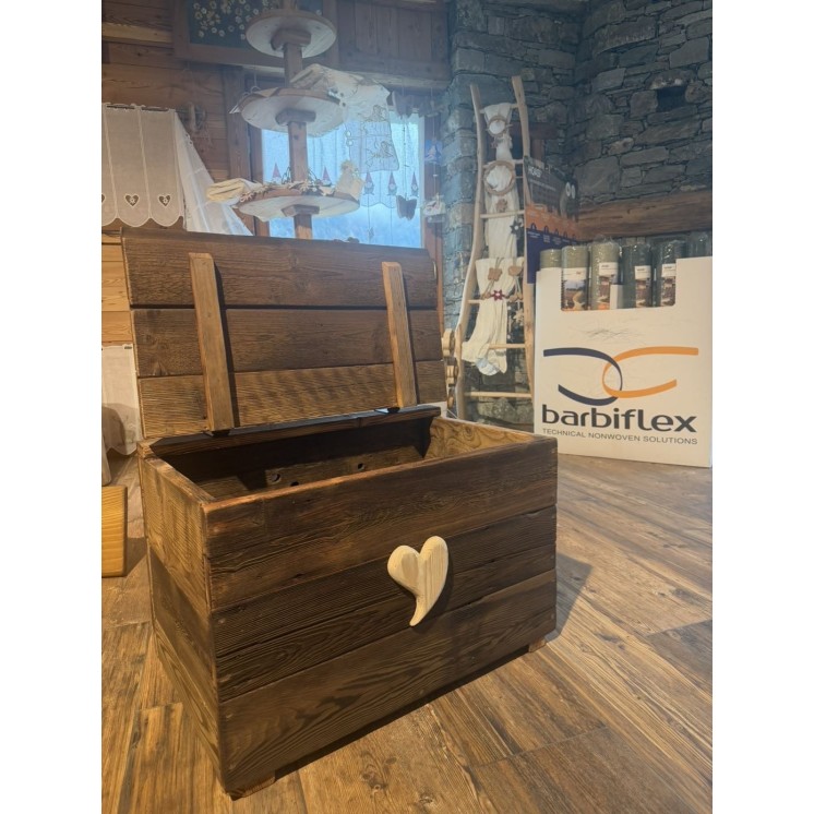 CASSA PANCA IN LEGNO